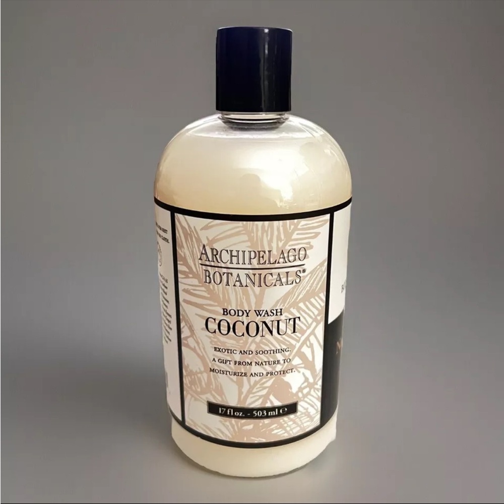 Archipelago Botanicals Coconut Body Wash | Decadent and Nourishing Daily 17oz